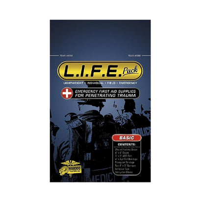 Voodoo Tactical LIFE Pack Basic Trauma First Aid Supplies-Tactical Gear UK