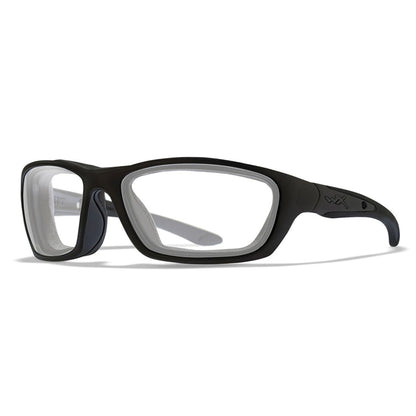 Wiley X Brick Sunglasses Clear Lens w/ Matte Black Frame-Tactical Gear UK