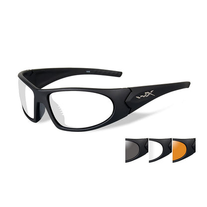 Wiley X Romer 3 Sunglasses Three Lens Matte Black Frame-Tactical Gear UK