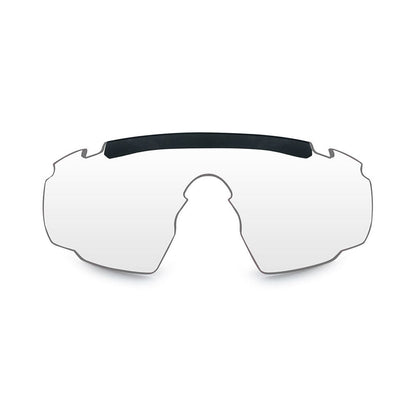 Wiley X Saber Advanced Eyeshield Clear Lens Matte Black Frame-Tactical Gear UK