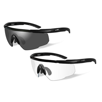 Wiley X Saber Advanced Eyeshield Two Lens Two Matte Black Frames-Tactical Gear UK