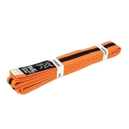 Yamasaki Coloured Martial Arts Belts with Black Stripe-Tactical Gear UK