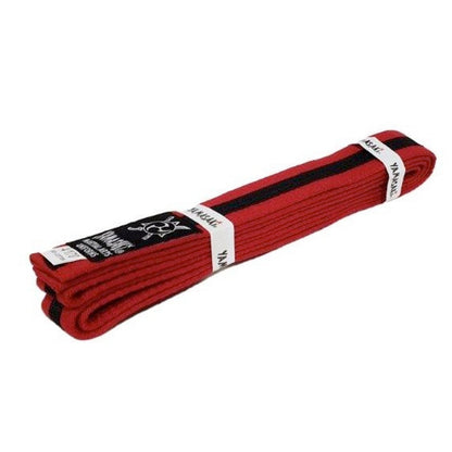 Yamasaki Coloured Martial Arts Belts with Black Stripe-Tactical Gear UK