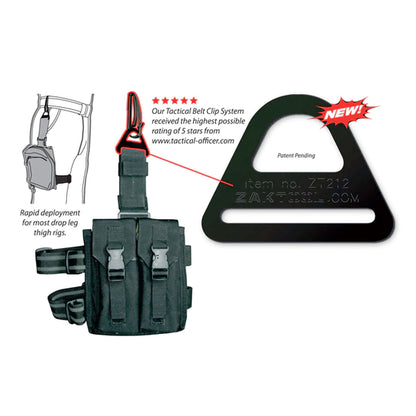 Zak Tool Tactical Belt Clip Booster Pack of 3-Tactical Gear UK