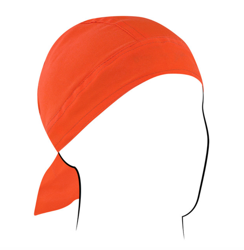 ZAN Headgear Flydanna Cotton High Visibility Orange B142-Tactical Gear UK